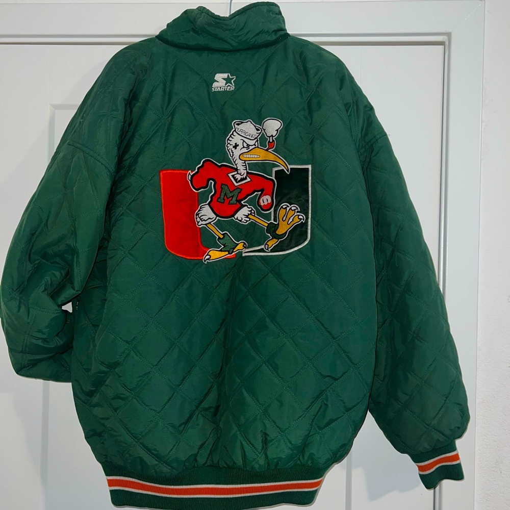 Vintage Miami Hurricanes Starter Jacket